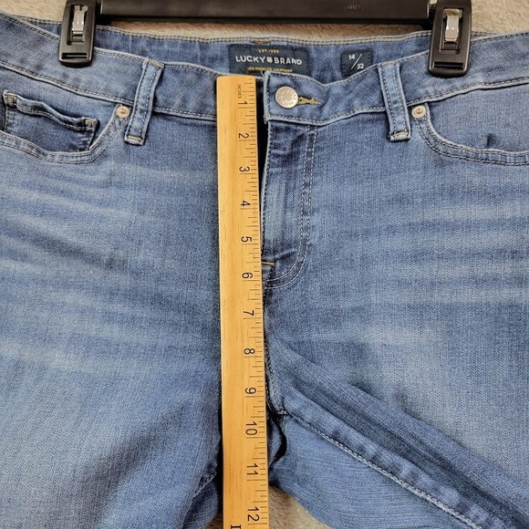Lucky Brand Jeans Womens 14/32 Blue Lolita‎ Super Skinny Stretch - Picture 7 of 15